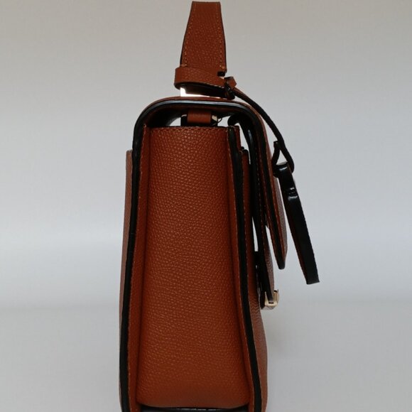 Mia Crossbody Rodeo Rust Leather Handbag Time's Arrow NWT - Picture 2 of 10